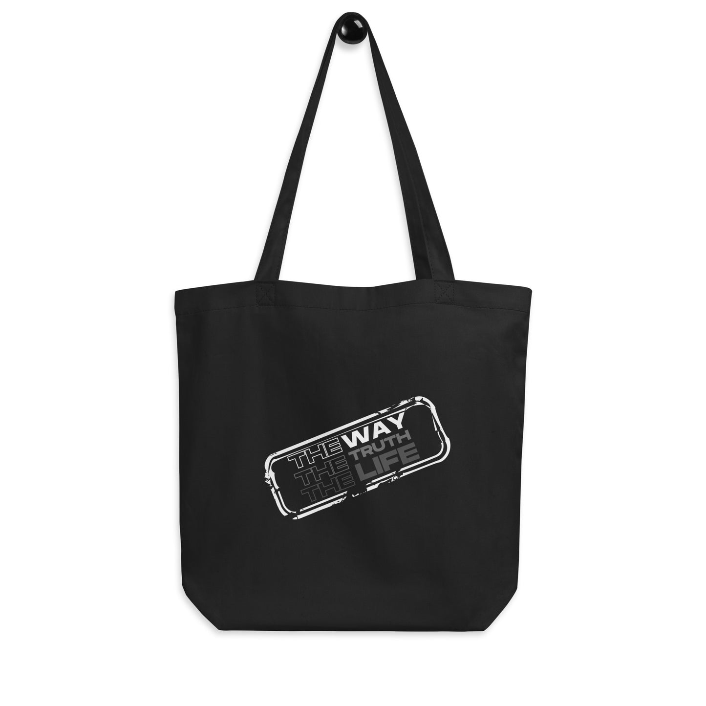 The Way The Truth The Life Eco Tote Bag - Grey