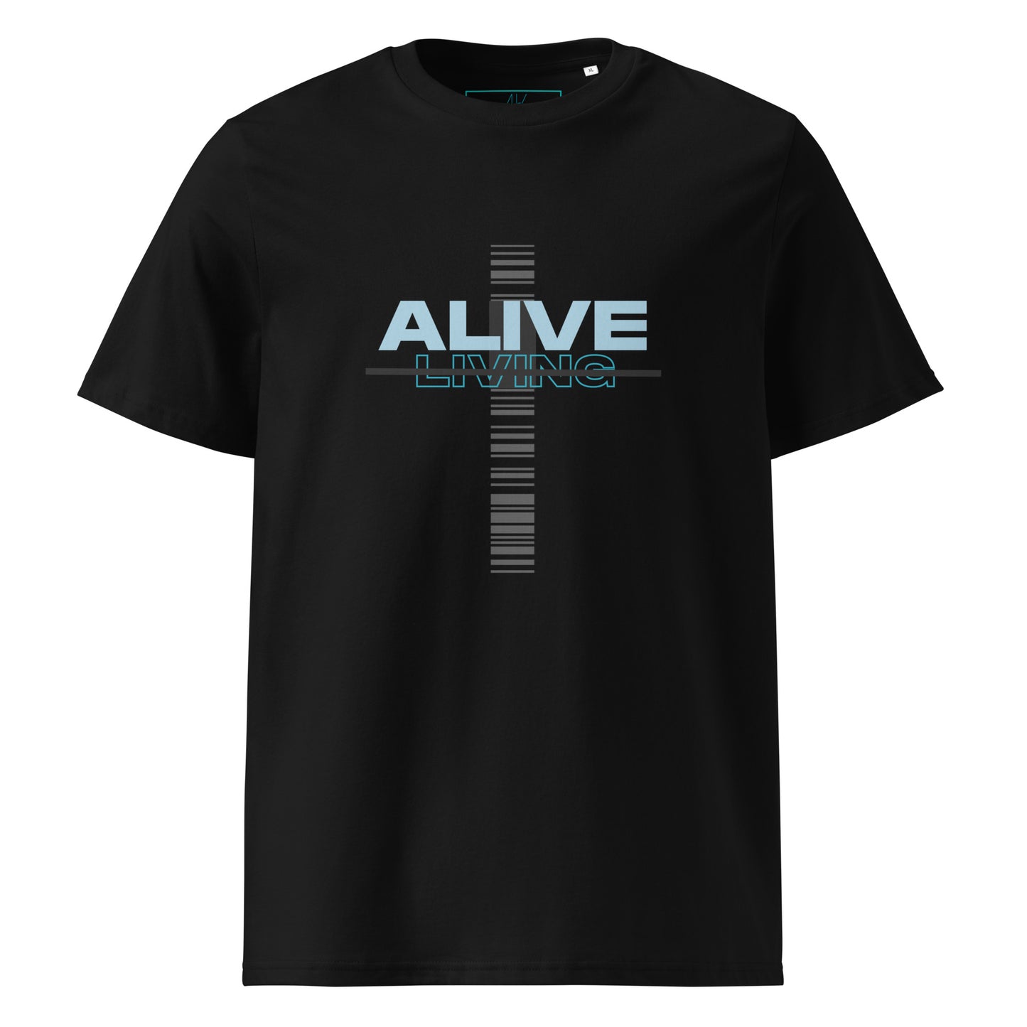 Alive Cross Unisex organic cotton t-shirt - Blue