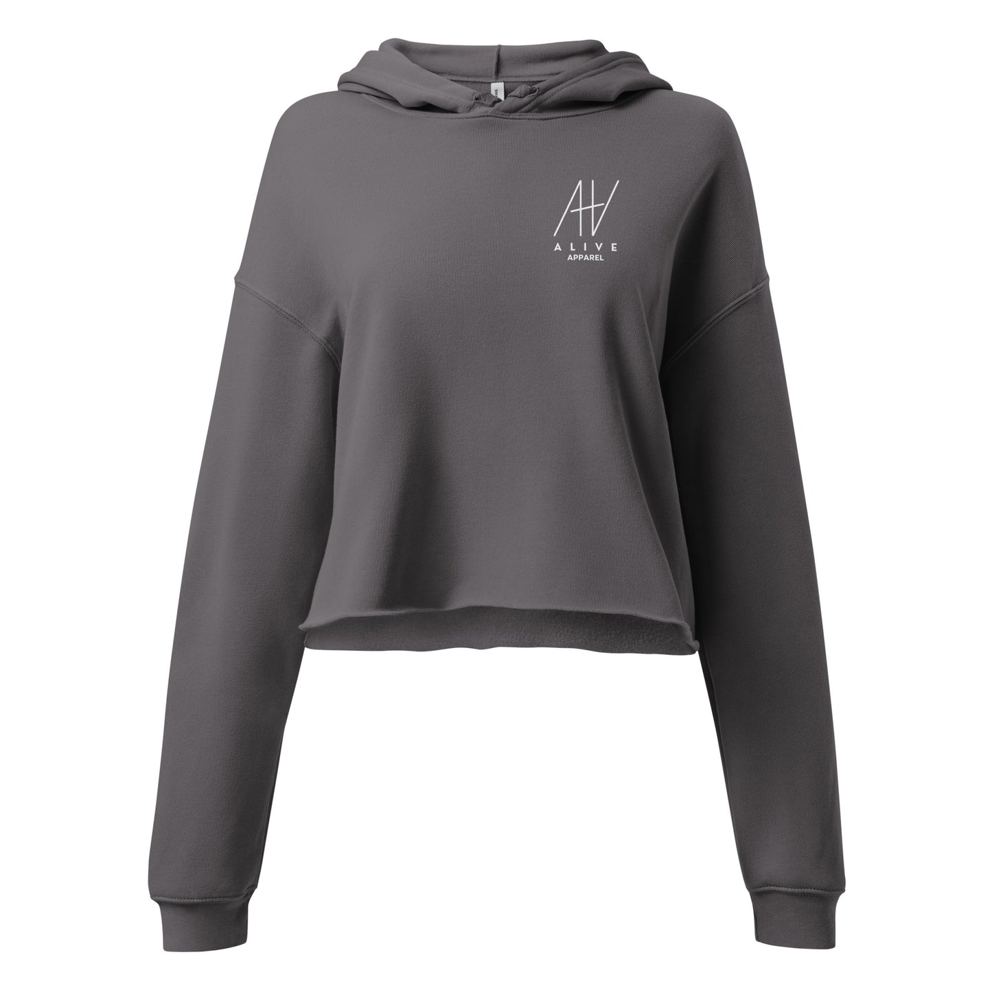 Alive Logo Crop Hoodie